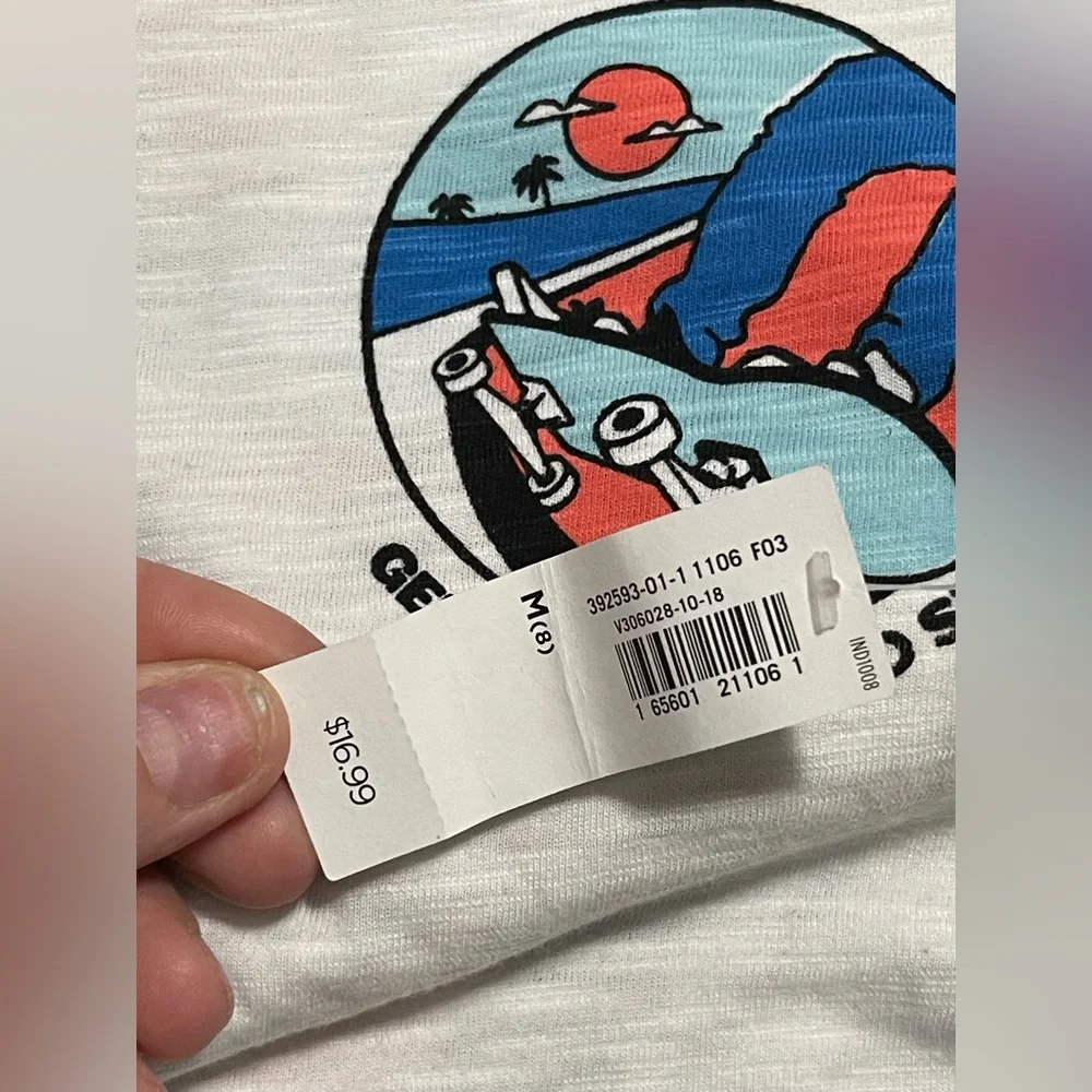 NWT Boys long sleeve T-shirt Size M Get Outside And Skate